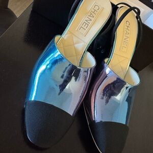 Brand new holographic chanel heels